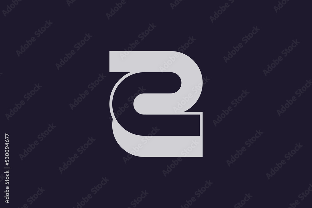 This is an extremely attractive, professional, trendy, and awesome ZC CZ initial icon. A minimalist, elegant monogram logo. Logo for business on a background. - obrazy, fototapety, plakaty 
