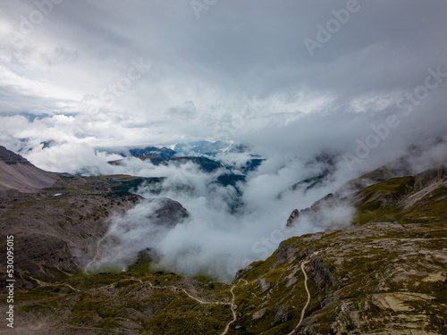 Cloud in Dolomites