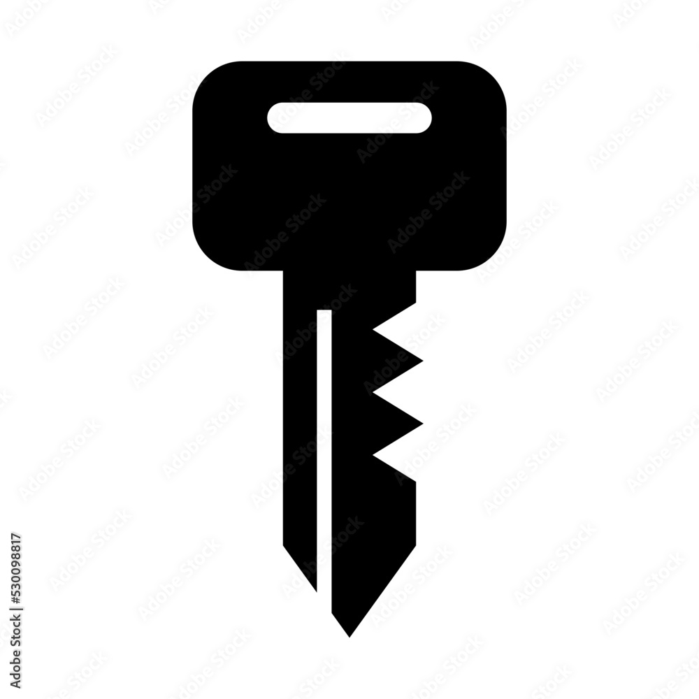 Key silhouette icon. Lock icon. Security. Vector. Key silhouette icon. Lock icon. Security. Vector.