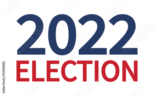 Day of mid-term elections. Vote 2022 USA, banner design. Political election campaign
