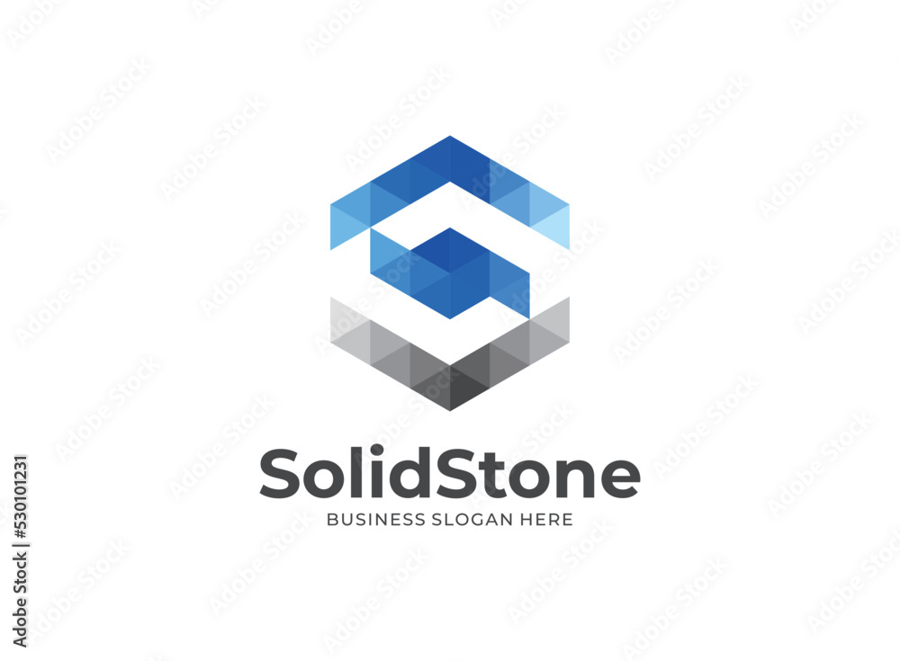 Fototapeta premium Creative S Letter Logo Vector - S Modern Logo Design Template - S Letter Logo Mark