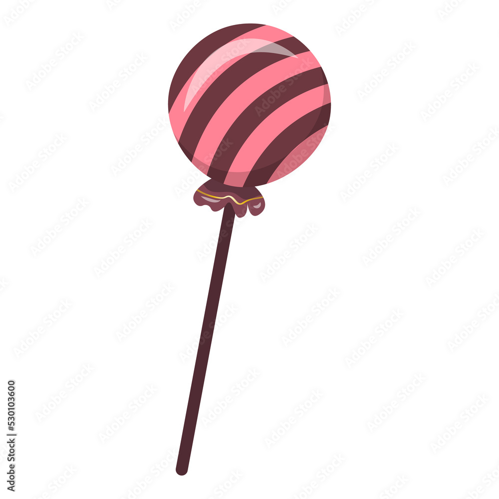 Cute bright colorful candy, lollipop Cute bright colorful candy, lollipop