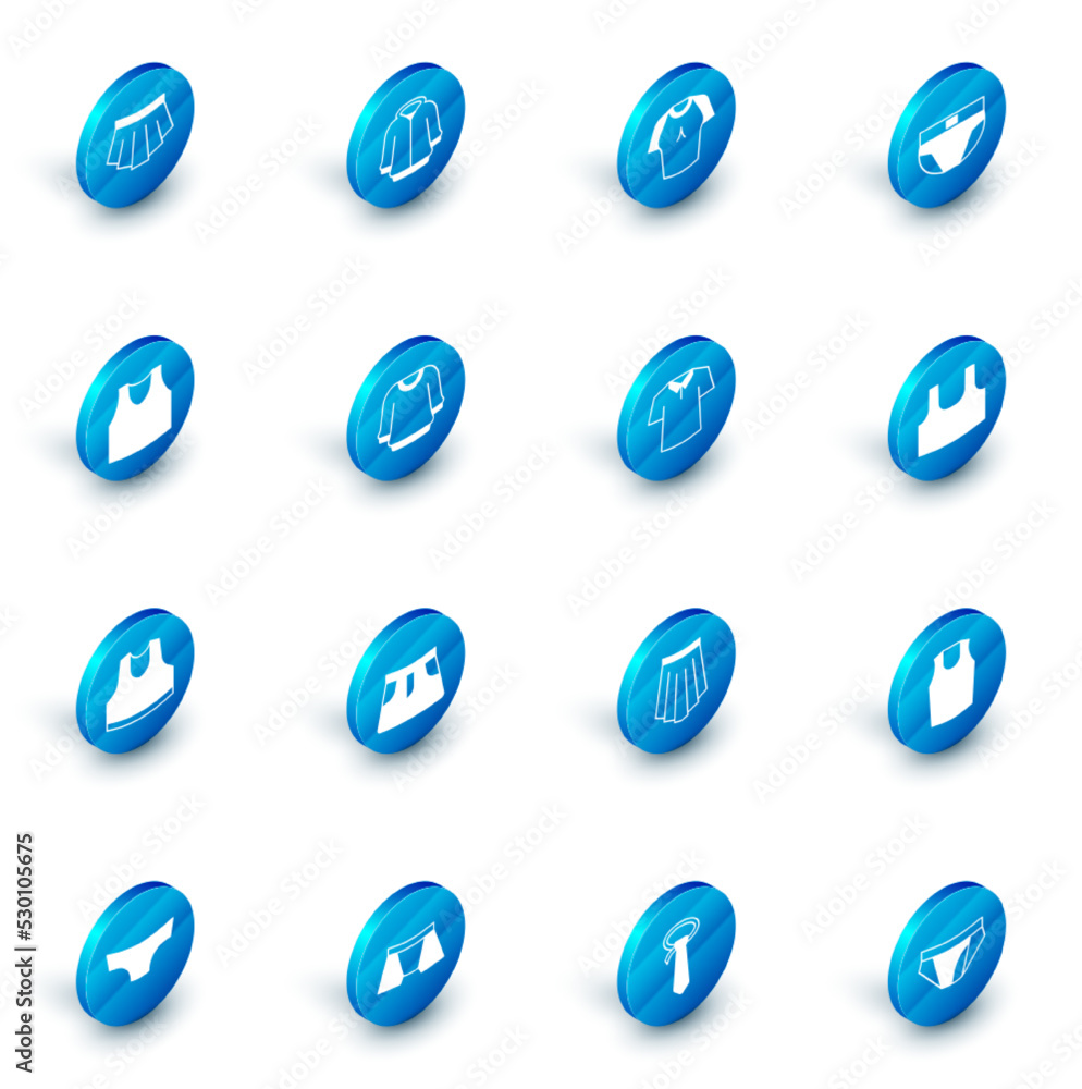 Set Hoodie, T-shirt, Men underpants, Undershirt, Sweater, and Shirt icon. Vector Set Hoodie, T-shirt, Men underpants, Undershirt, Sweater, and Shirt icon. Vector