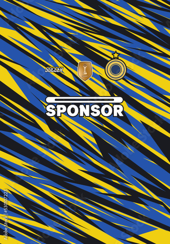Soccer jersey design for sublimation 