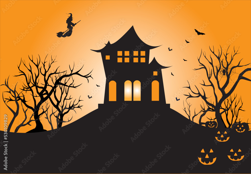 Halloween background vector