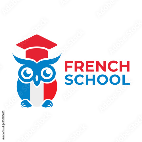 Vector logo of the French language school