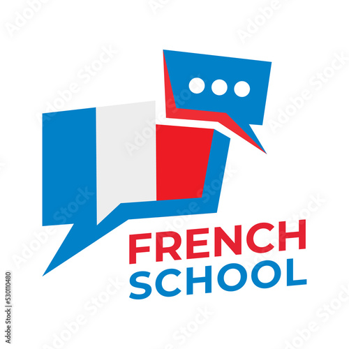 Vector logo of the French language school