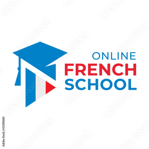 Vector logo of the French language school