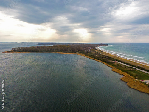 Landschaft an der Ostsee Luftaufnahme (Wustrow / Rerik)