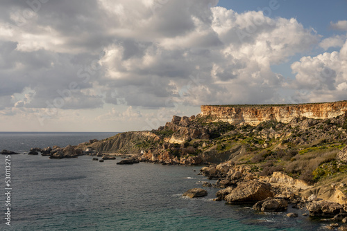 Fototapeta Naklejka Na Ścianę i Meble -  wybrzeże Malty klify