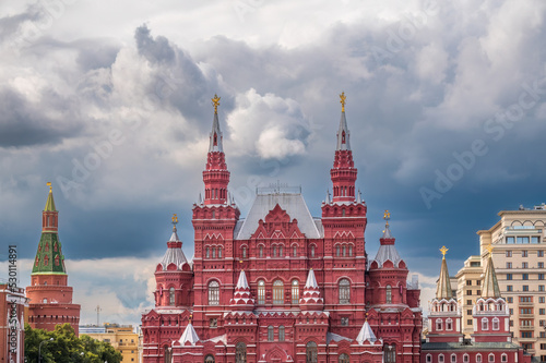 State historical museum on the Red Square in Moscow, Russia
