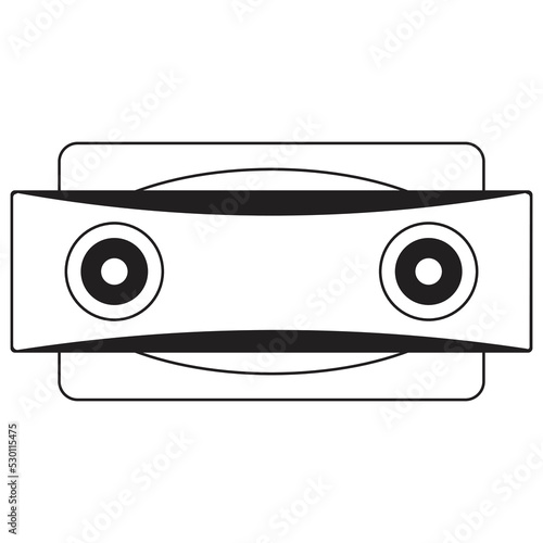 Playstation gaming illustration with vector style