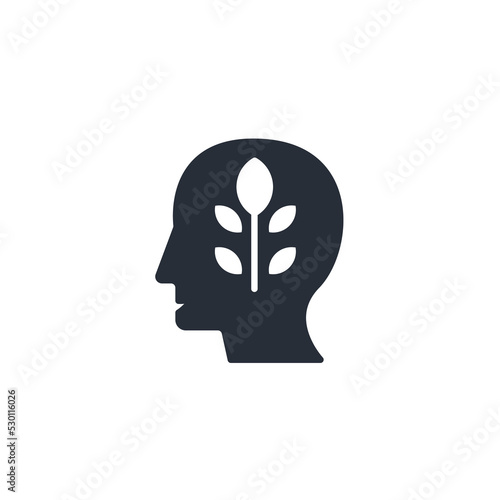 Psychology line icon. Simple element illustration. Psychology concept outline symbol design.