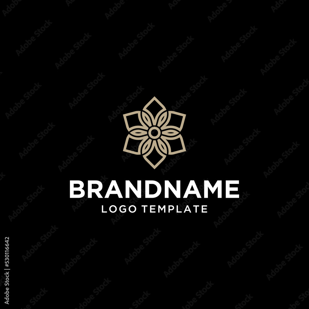 Flower Logo Vector Minimalist Abstract Simple Flower Logo Vector Minimalist Abstract Simple