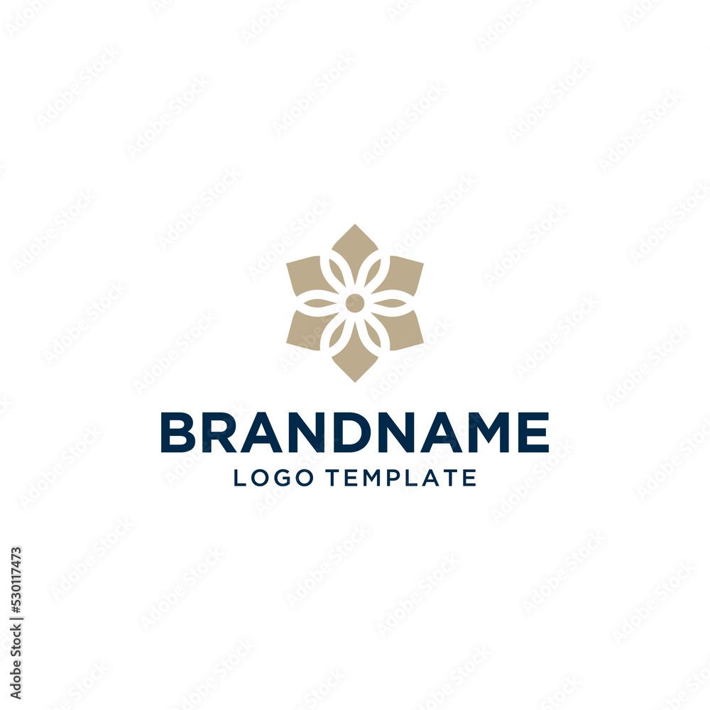Flower Logo Vector Luxurious Simple Abstract Flower Logo Vector Luxurious Simple Abstract