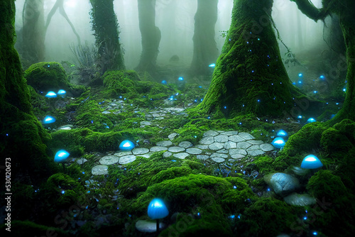 Fairytale fantasy forest