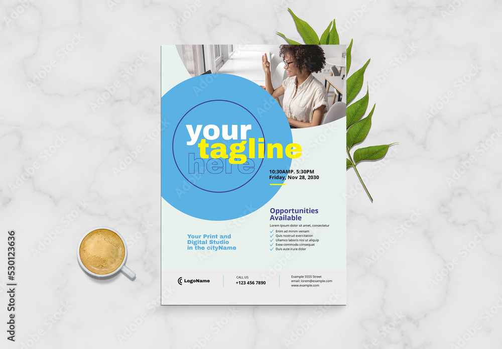 Flyer Stock Template | Adobe Stock