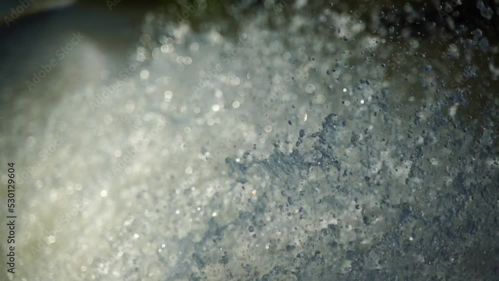 Slow motion video of water splashing from a boat. Slow motion video of water splashing from a boat.