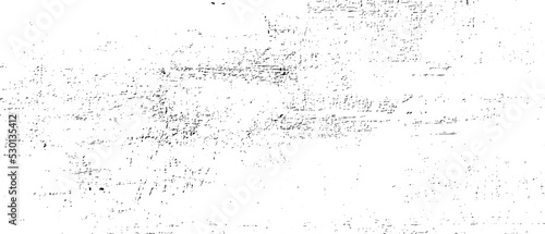 Abstract vector noise. Small particles of debris and dust. Distressed uneven background. Grunge texture overlay with fine grains isolated on white background. Vector illustration. EPS10.