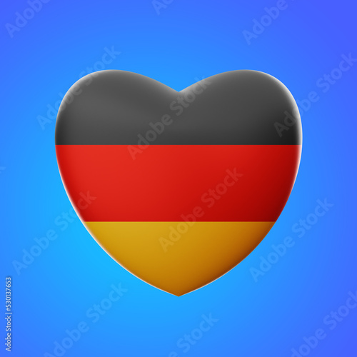 Free Download oktoberfest germany festival hearth icon 3d rendering on isolated background - GFXLoad