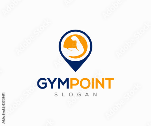 Gym Point Logo Design Template