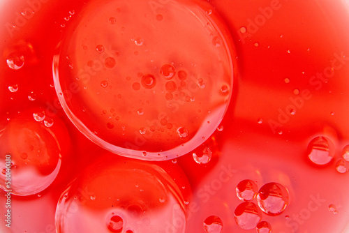 Abstract bright light red background. Red blood cell