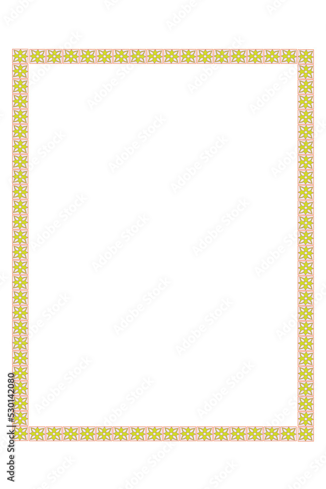 Border frame design element isolate white background Border frame design element isolate white background