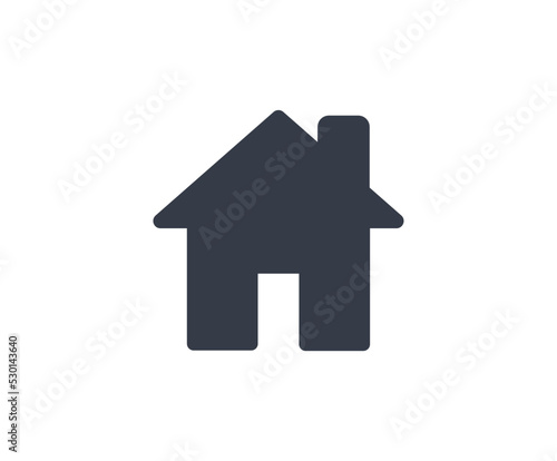 Black home icon
