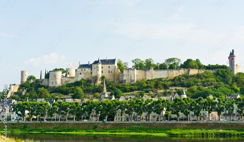 Chinon on the River Vienne, Loire Valley, France