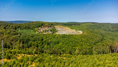 Spätsommerwanderung entlang des Rennsteigs bei schönstem Sonnenschein - Deutschland