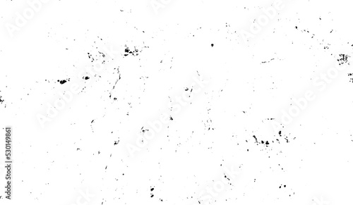 Monochrome texture composed of irregular graphic elements. Distressed uneven grunge background. Abstract vector illustration. Overlay for interesting effect and depth. Isolated on white background.