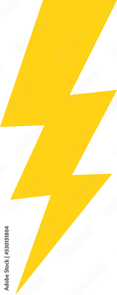 Lightning bolt or thunder icon 