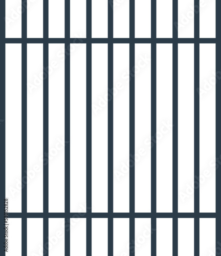 Metal fence icon. Vector illustration