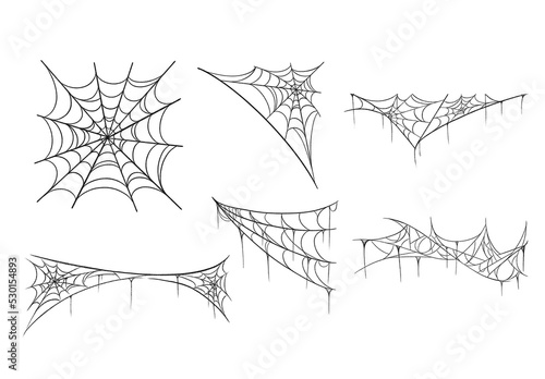 Spider Web Halloween Clipart