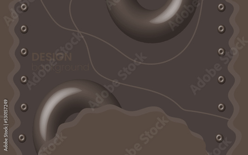 brown background with space for text