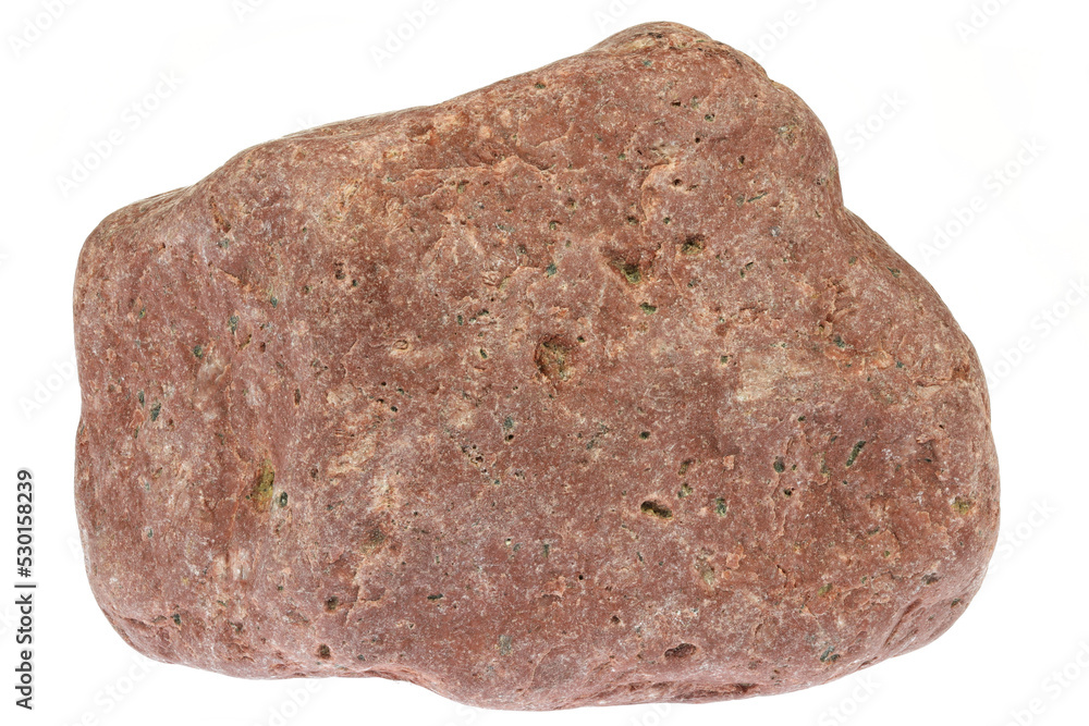 rhyolite from the Baltic Sea coast in Waabs, Germany isolated on white background rhyolite from the Baltic Sea coast in Waabs, Germany isolated on white background