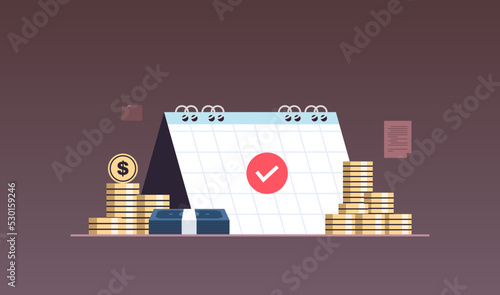 Financial administration and business analyst, growth, strategy, financial goal concept flat vector illustration.