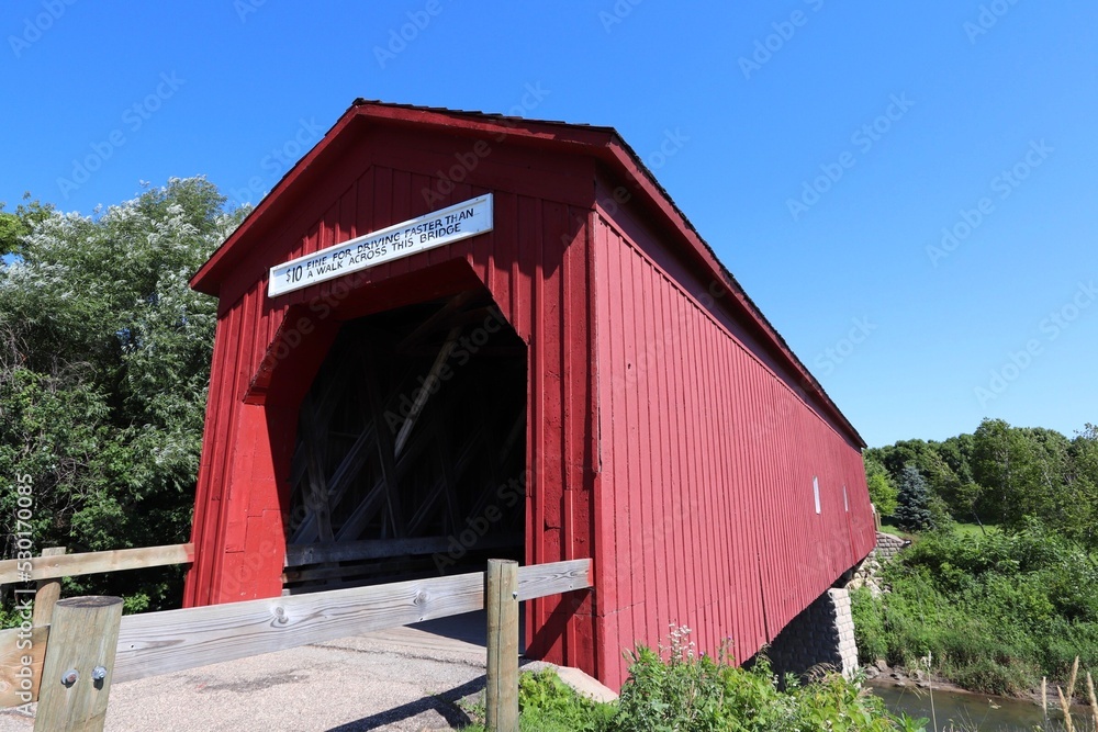 Covered Bridge in Zumbrota, Minnesota Covered Bridge in Zumbrota, Minnesota