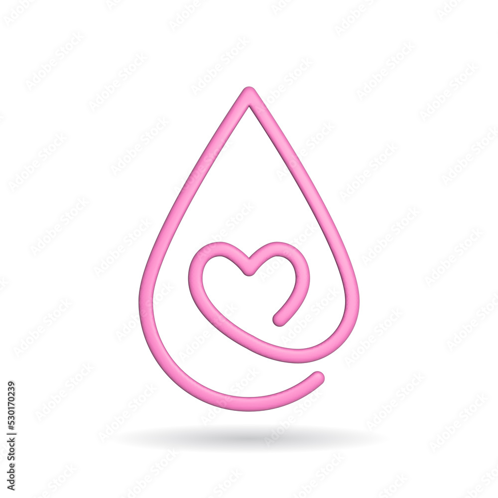 3d rendering medicine icon. Illustration with shadow isolated on white.