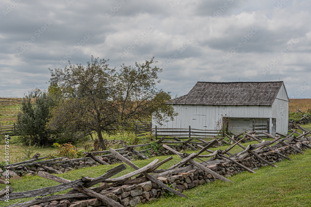 The Leister Farm, Gettysburg National Military Park, Pennsylvania, USA, Gettysburg, Pennsylvania