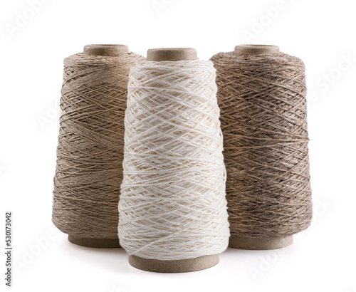 Bobbins of yarn photo