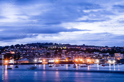 Teignmouth From Shaldon Beach In Long Exposure