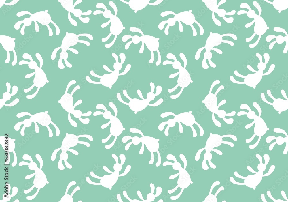 Cartoon rabbit seamless new year 2023 pattern for kids clothes and accessories and fabrics and Christmas wrapping Cartoon rabbit seamless new year 2023 pattern for kids clothes and accessories and fabrics and Christmas wrapping