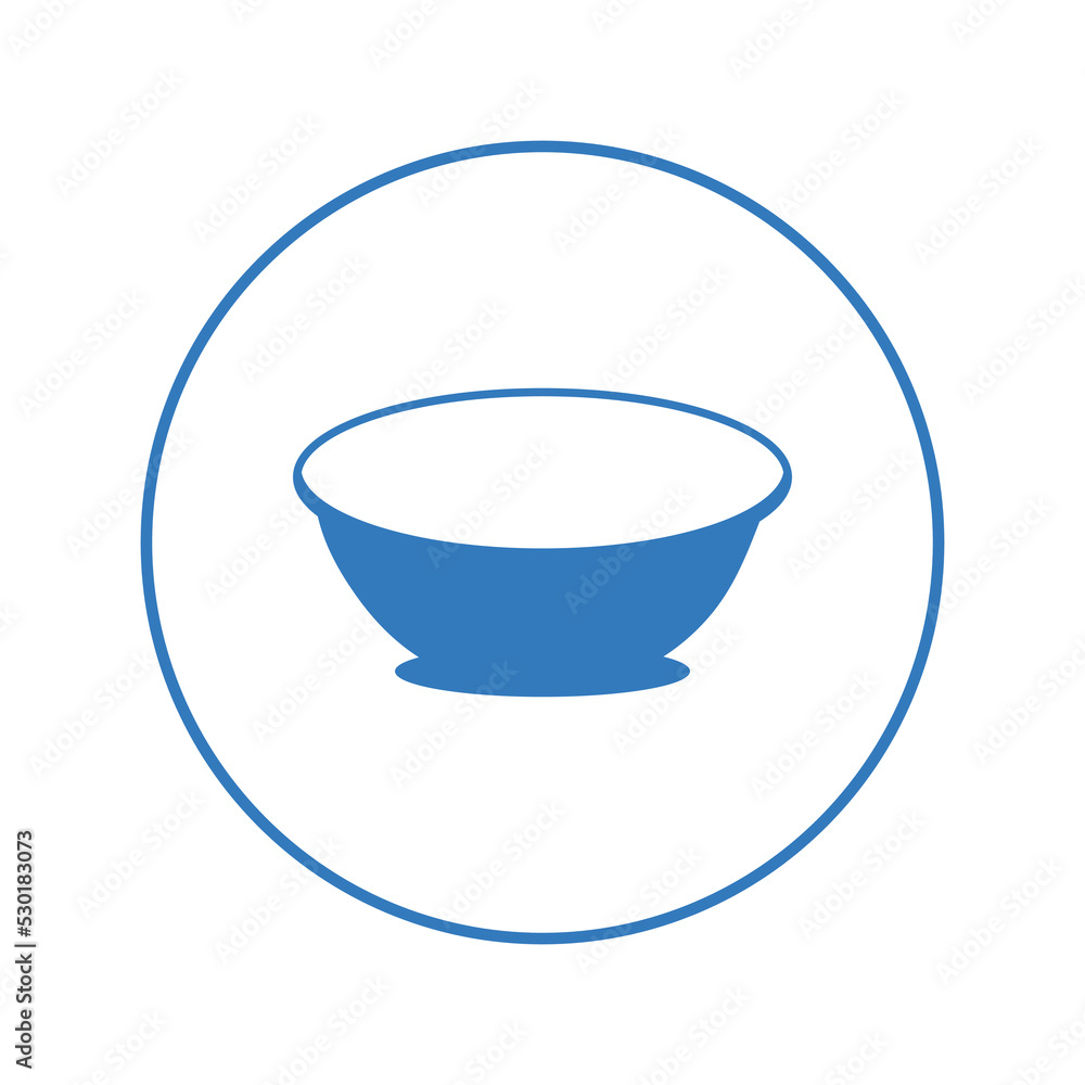 Chinese silent eating bowl icon | Circle version icon | Chinese silent eating bowl icon | Circle version icon |