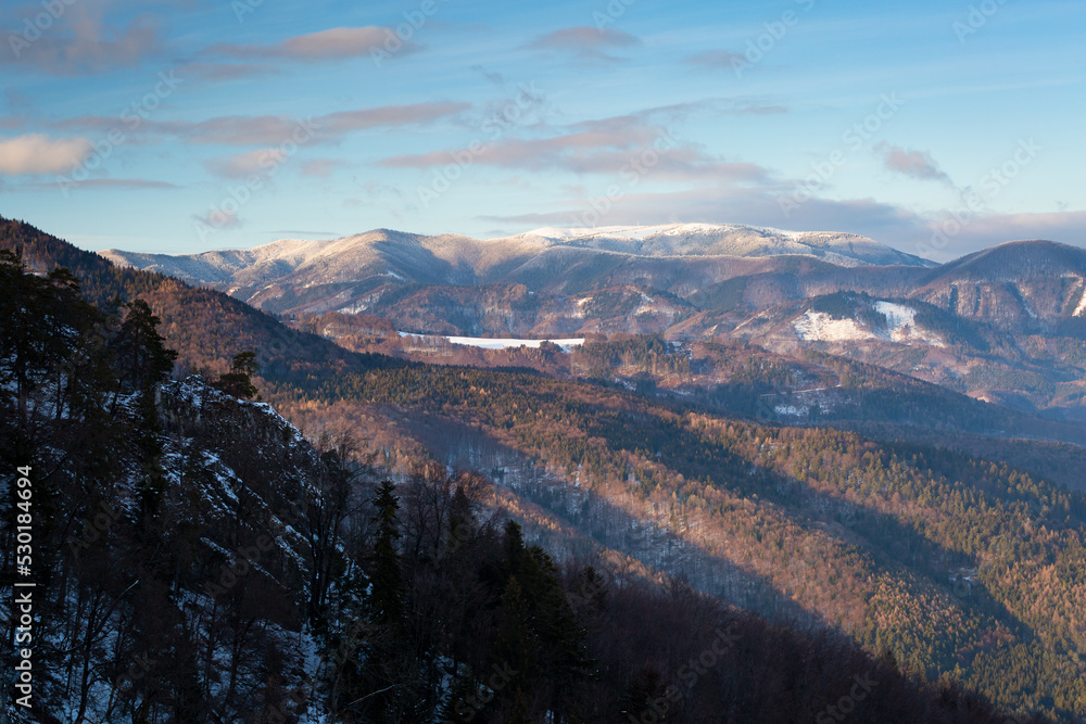 Mala Fatra mountain range in Slovakia.