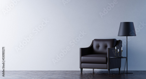 A living room is a room in a home. The living room in a home is shared by the people living in the home. 3d rendering