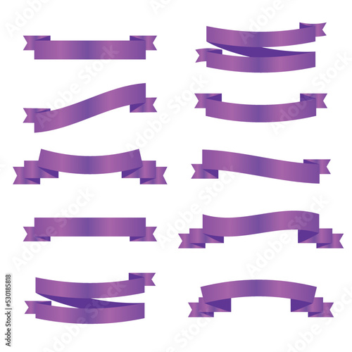 set of ribbons