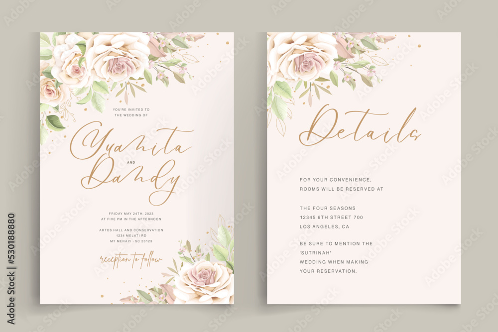 beautiful rose background and wreath frame design beautiful rose background and wreath frame design