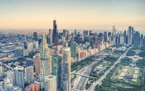 Chicago South Skyline 