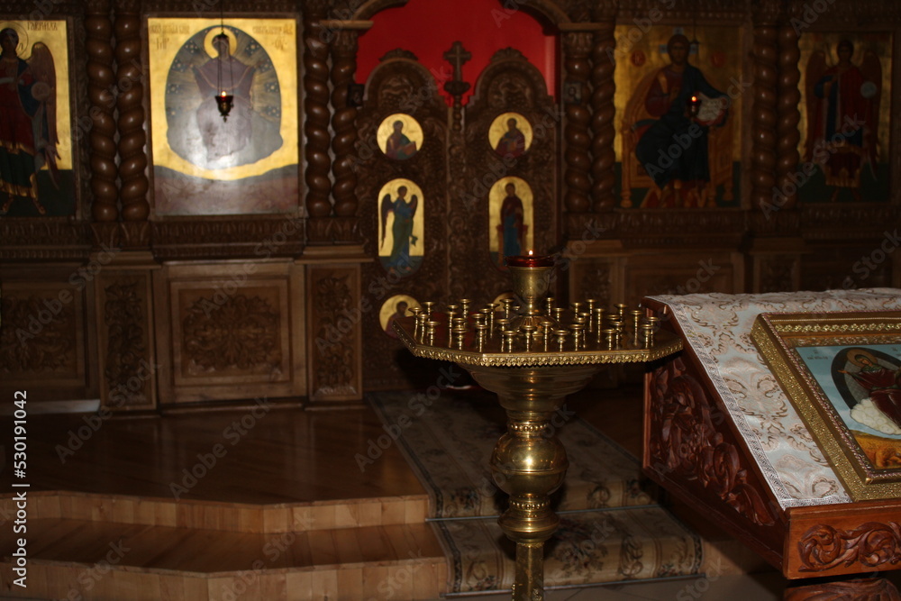 Church. Baptism in the church. The sacrament of baptism. Baptizing a